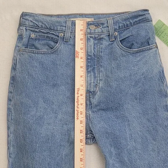Levi's 28x31 70's High Slim Straight blue jeans - Picture 6 of 6